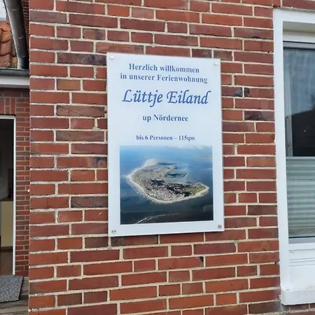 Ferienwohung Luettje Eiland Daire *